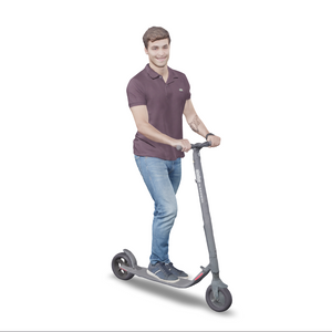 Man with scooter - 1316
